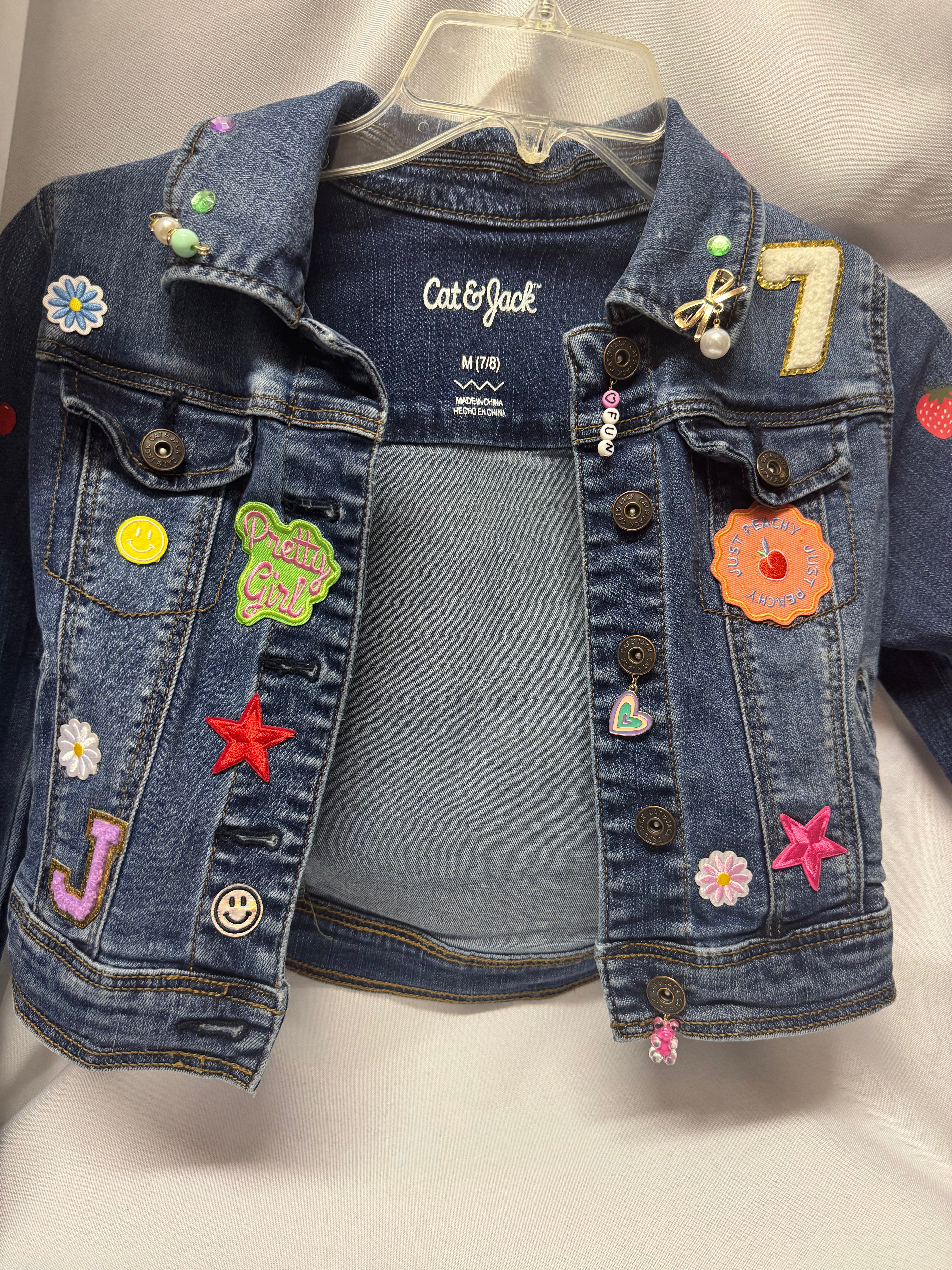 Custom 6/7 Birthday Denim Jacket