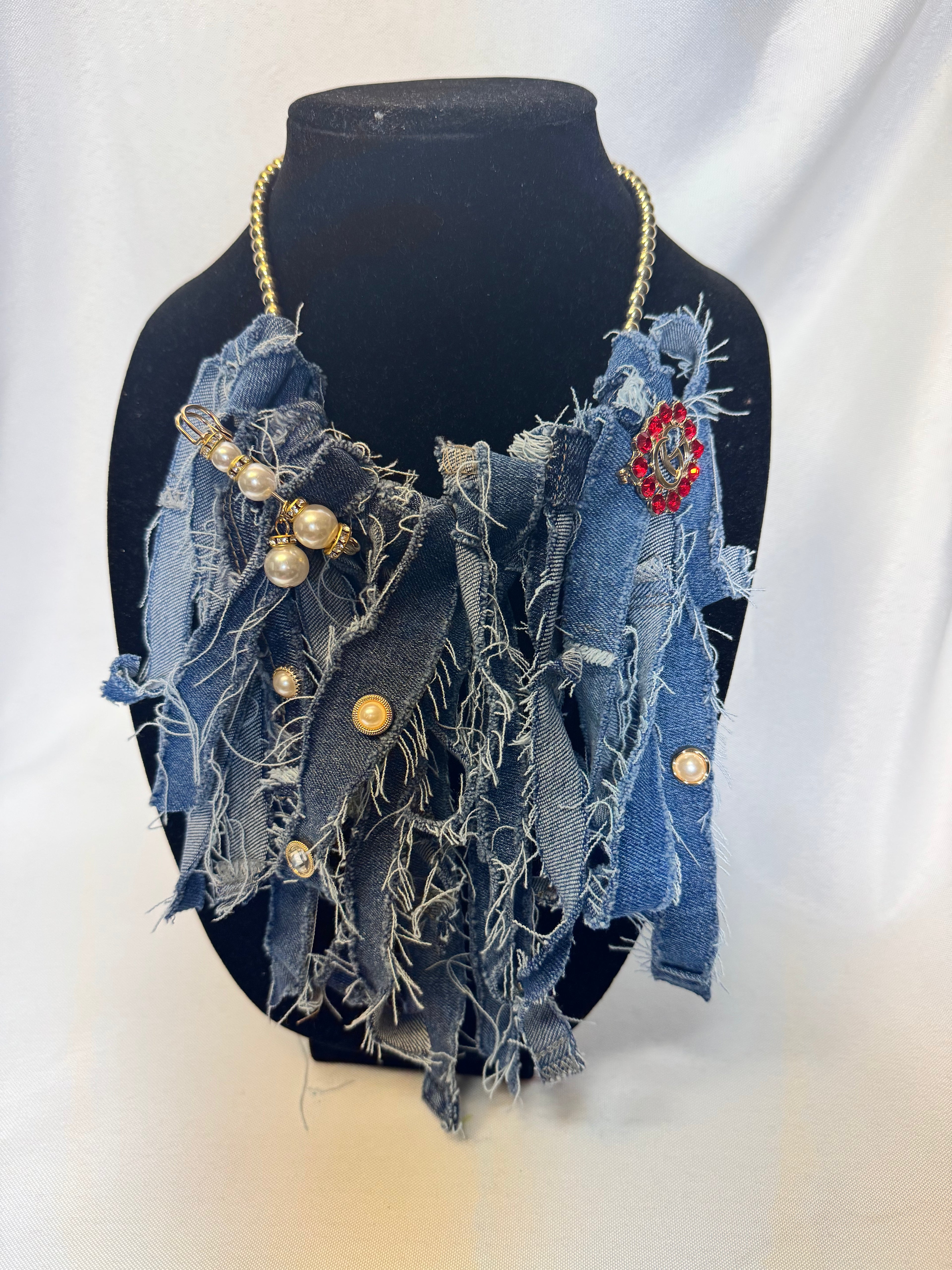 Restored Threads™ Denim Necklace