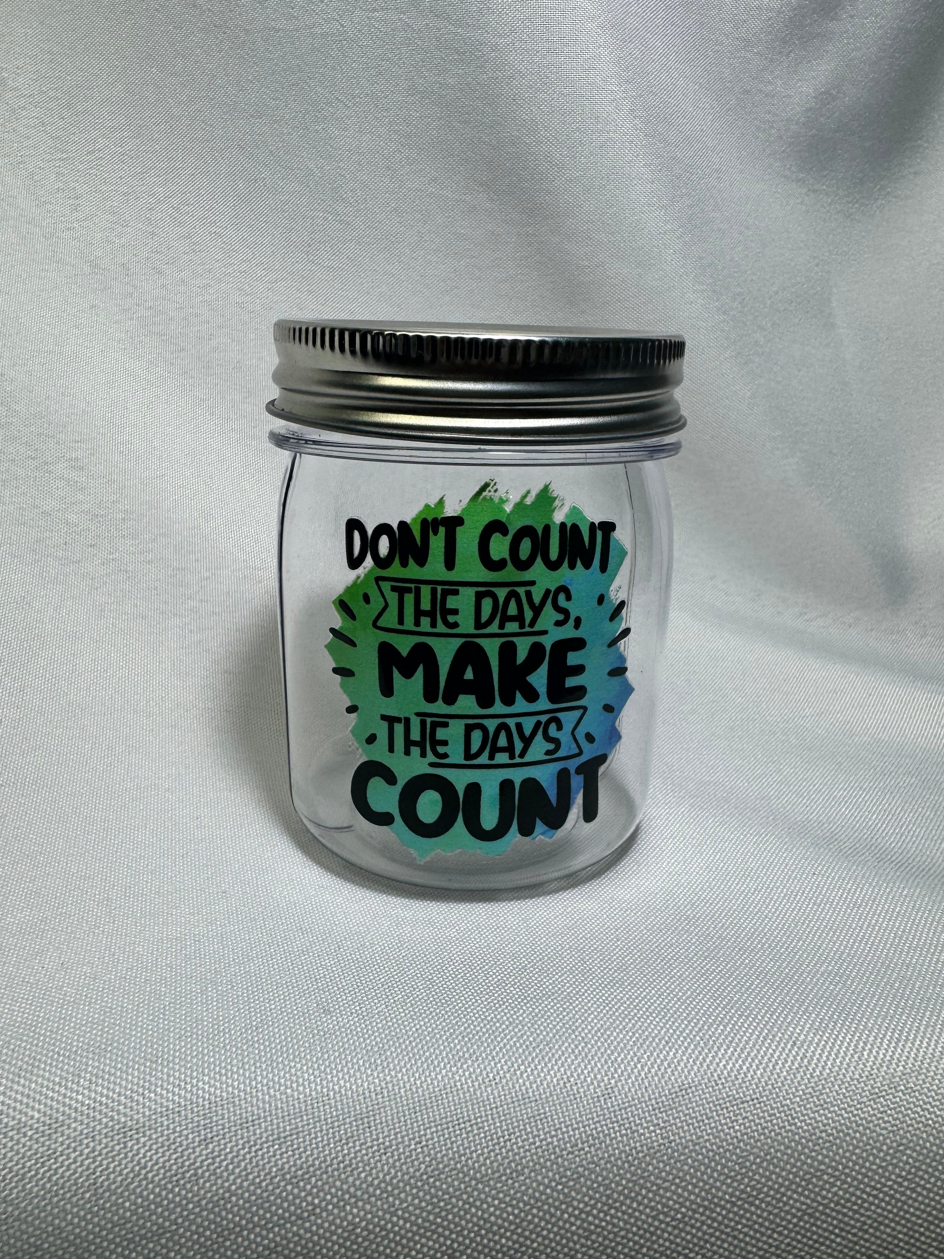 Motivational Phrase Mini Jar
