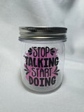 Motivational Phrase Mini Jar
