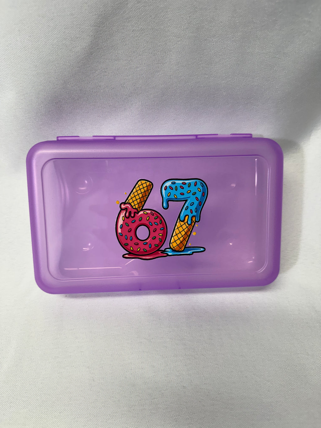 67 Six Seven Plastic Pencil Box