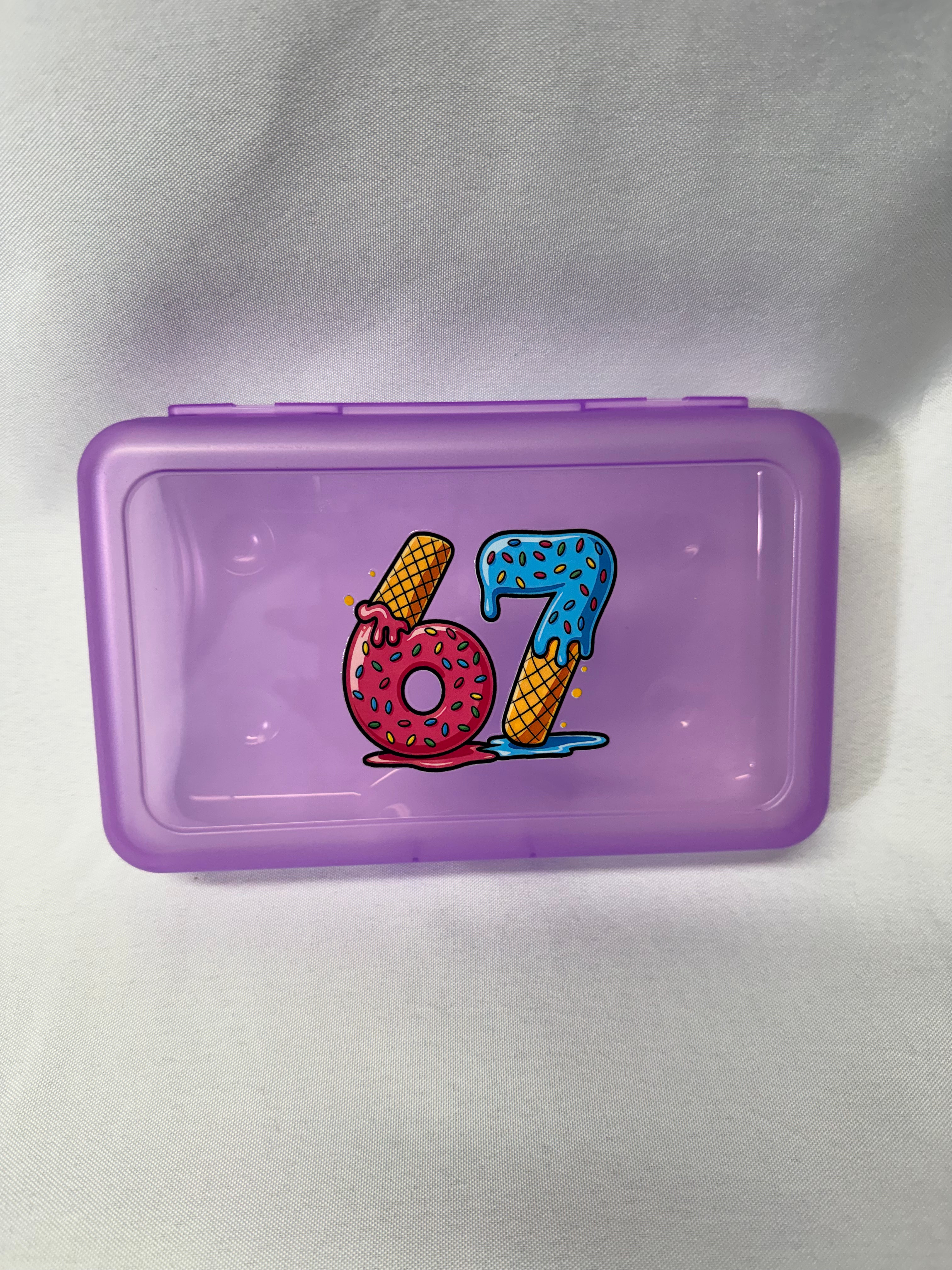 67 Six Seven Plastic Pencil Box