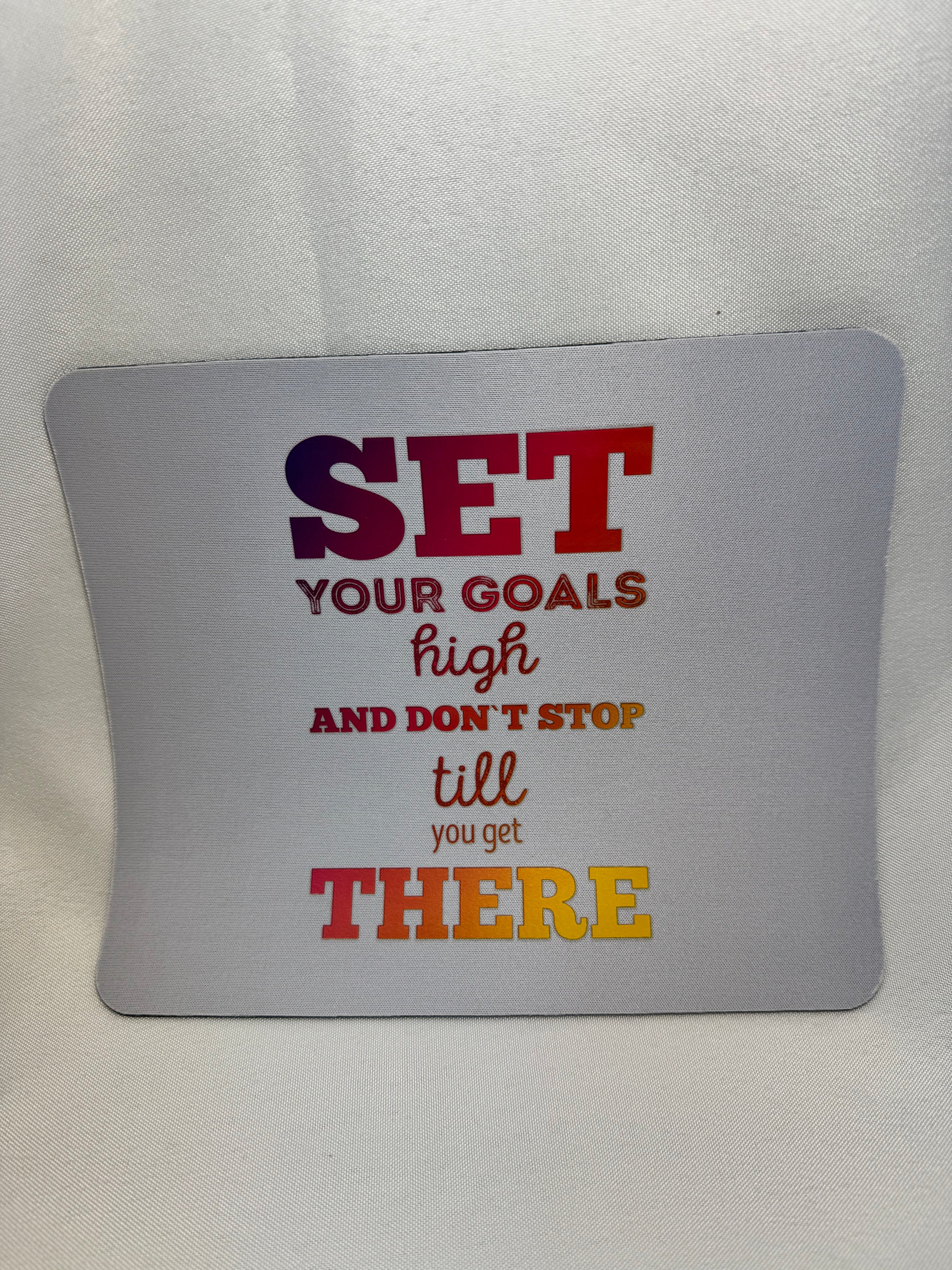 Set Your Goals Mouse Pad